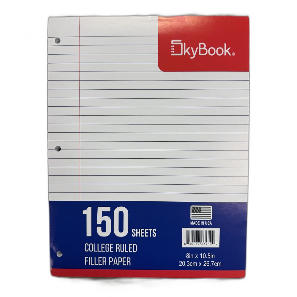 SKYBOOK Filler Paper 150 Sheets